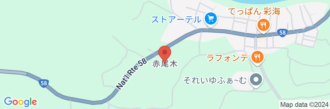 Guest house yamahide<奄美大島>の地図