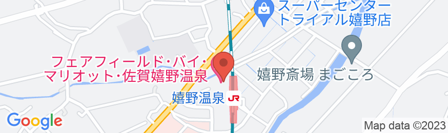 フェアフィールド・バイ・マリオット・佐賀嬉野温泉の地図