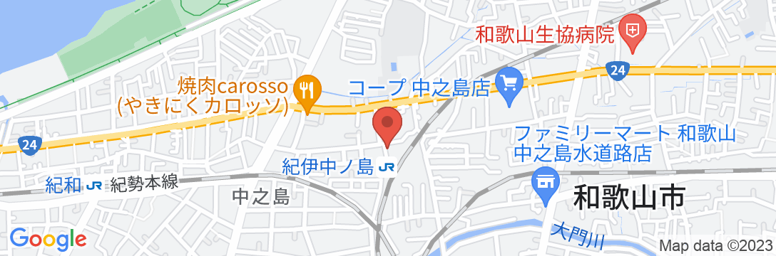ビジネス旅館石田屋の地図