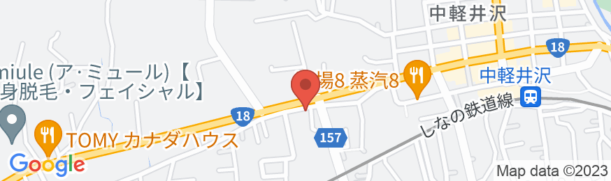 和みの宿軽井沢の地図