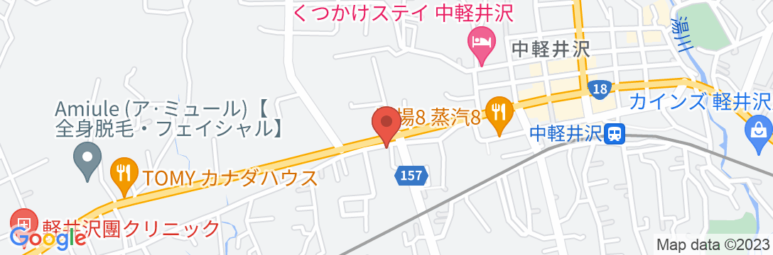 和みの宿軽井沢の地図