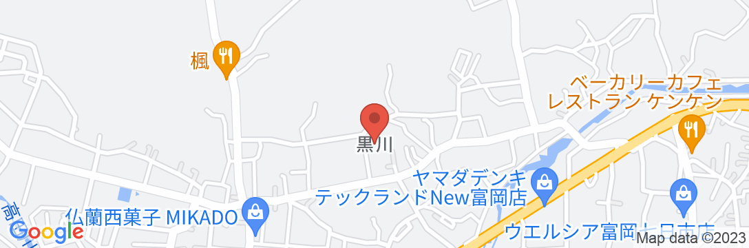 HOTEL R9 The Yard 富岡の地図