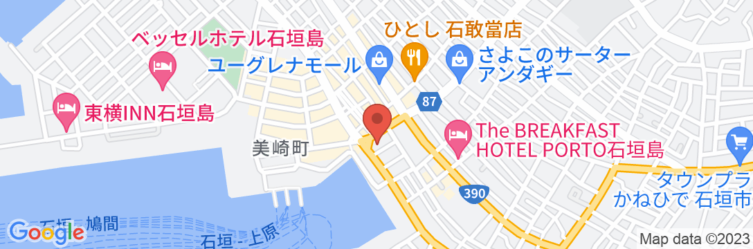 ホテルグランビュー石垣The First<石垣島>の地図