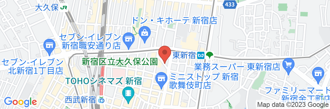ELE Cabin ShinjukuKabukichoの地図