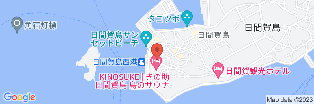 日間賀島 すず屋海游亭の地図