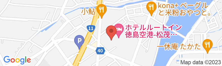 ホテルルートイン徳島空港 ー 松茂スマートインター ーの地図