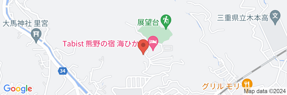 熊野の宿 海ひかり 別館の地図