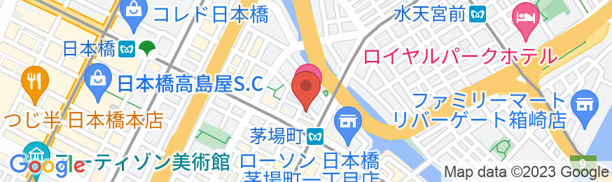東横INN茅場町駅の地図