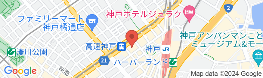 SK HOTEL 神戸駅前の地図