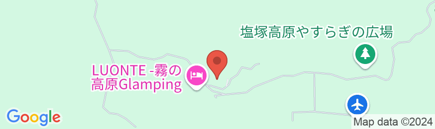 LUONTE 霧の高原 Glampingの地図