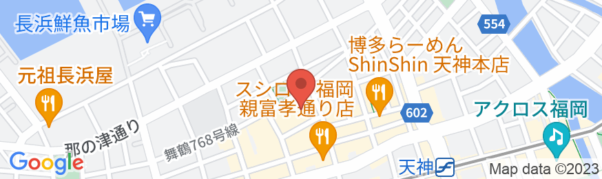 JUST IN 福岡の地図
