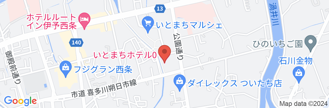ITOMACHI HOTEL 0(いとまちホテルゼロ)の地図