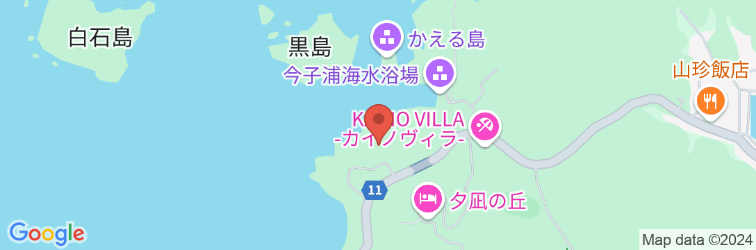 slow glamping 風と海との地図