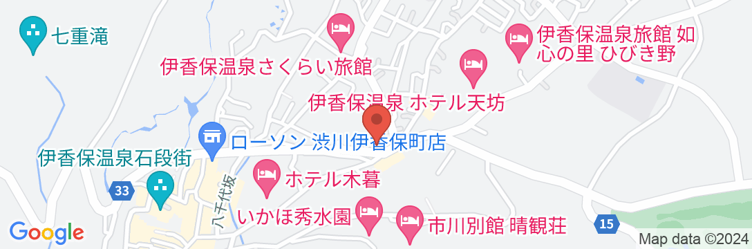 伊香保温泉 Doggyスイート ペロの地図