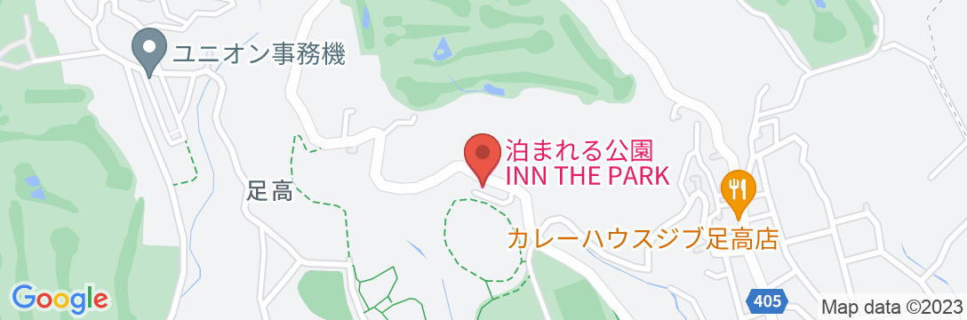 泊まれる公園 INN THE PARKの地図