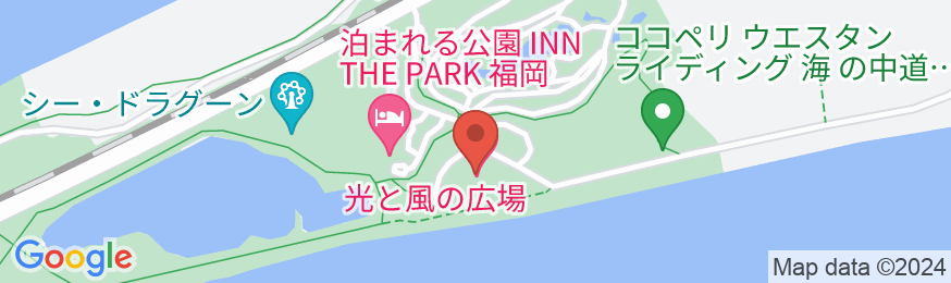 泊まれる公園 INN THE PARK 福岡の地図