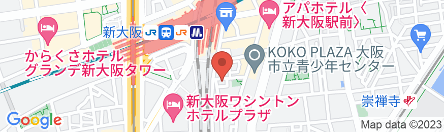 新大阪ステーションホテルの地図