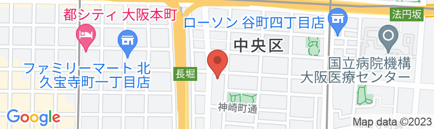 &AND HOSTEL SHINSAIBASHI EASTの地図