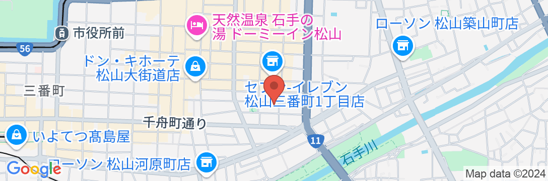 ペットインホテル ピースの地図