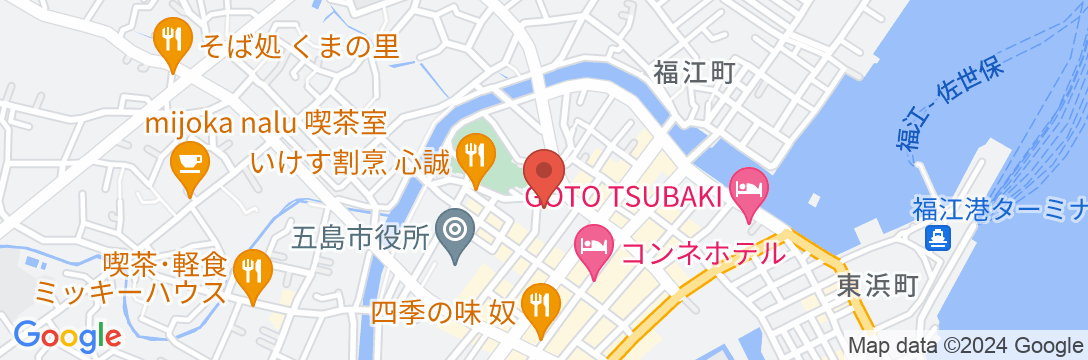 アパートメント五島<五島・福江島>の地図