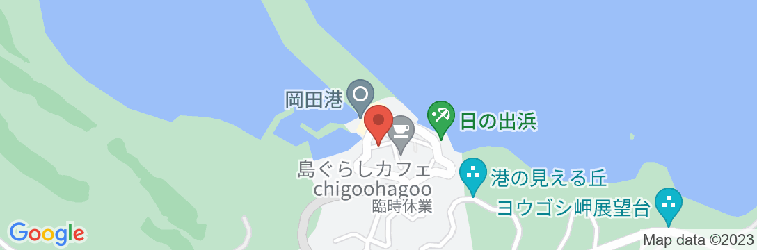 素泊まり民宿とみや<大島>の地図