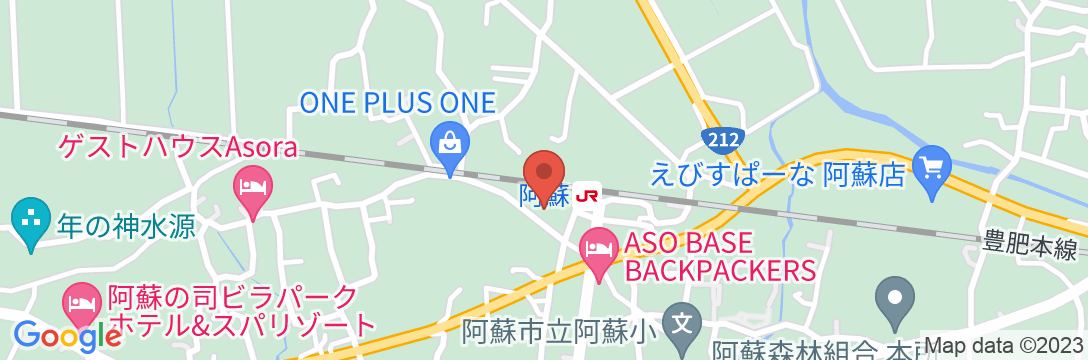 フェアフィールド・バイ・マリオット・熊本阿蘇の地図