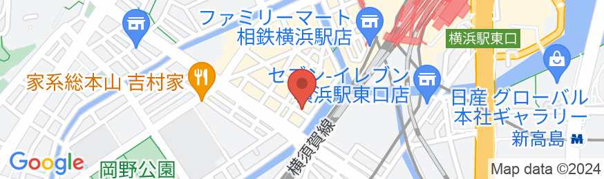 東横INN横浜駅西口の地図