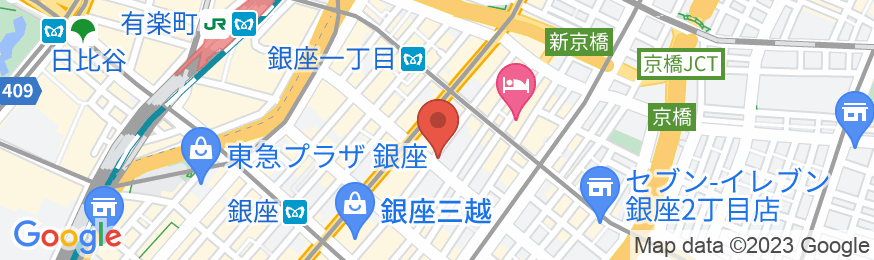 東京エディション銀座の地図