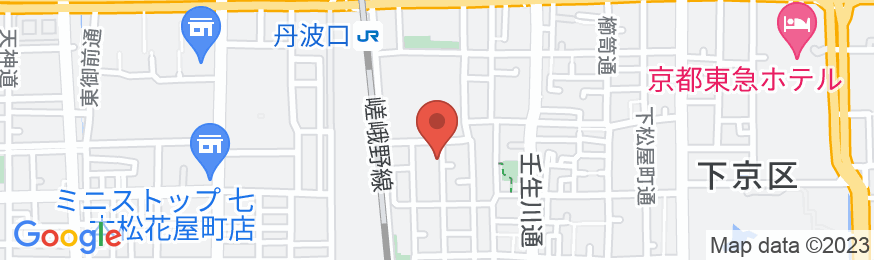 Ayanishiki 島原大門邸の地図