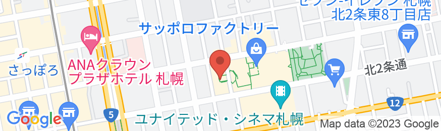 ホテル創成札幌 Mギャラリーコレクションの地図