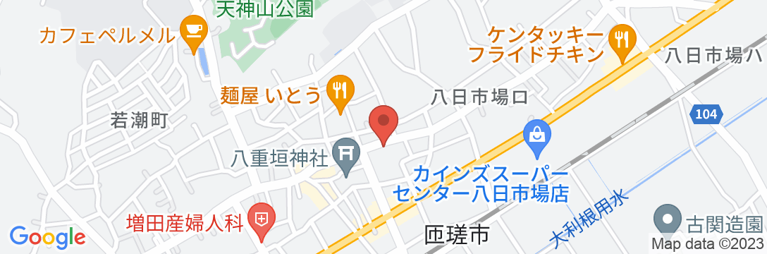ビジネスホテル竹屋の地図