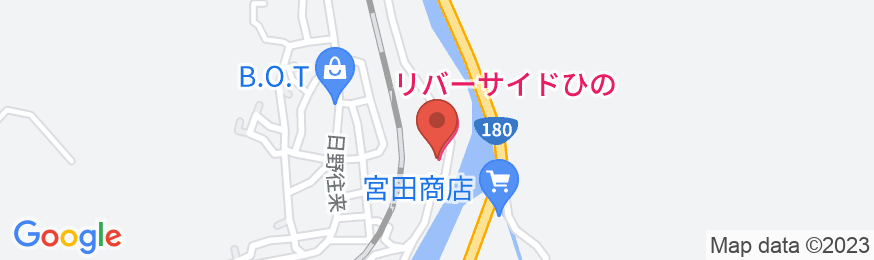 日野町交流センター リバーサイドひのの地図