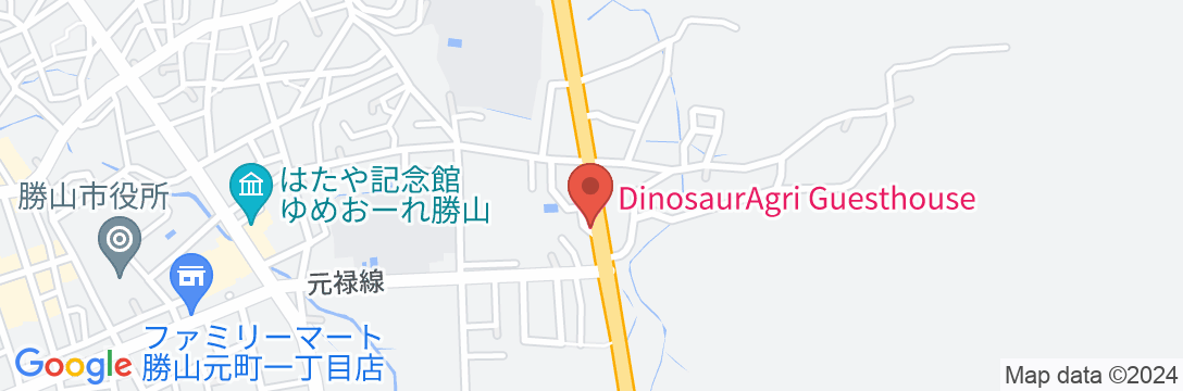 Dinosaur Agriの地図