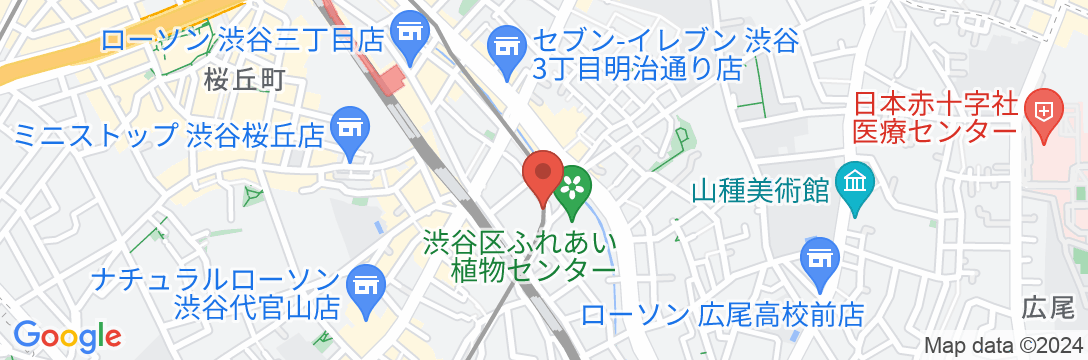 ホテルグラフィー渋谷(HOTEL GRAPHY 渋谷)(2024年3月新規オープン)の地図