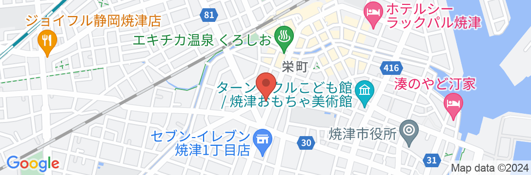 焼津グリーンホテルの地図