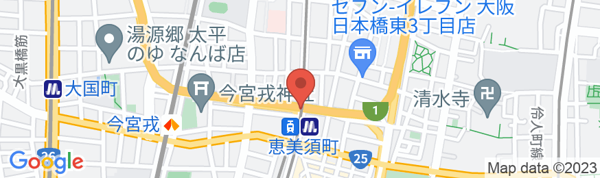 住一難波南恵美須町駅前店の地図