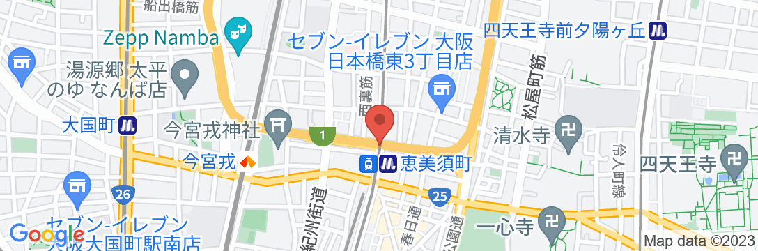 住一難波南恵美須町駅前店の地図