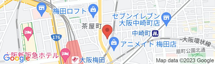 住一梅田店の地図