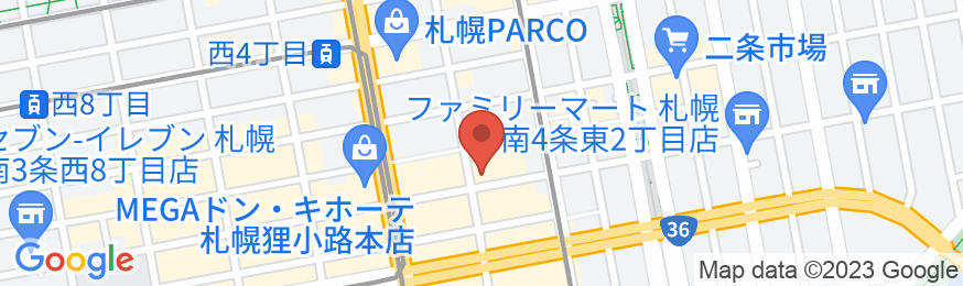 the b 札幌(ザビー さっぽろ)(2023年12月16日オープン)の地図