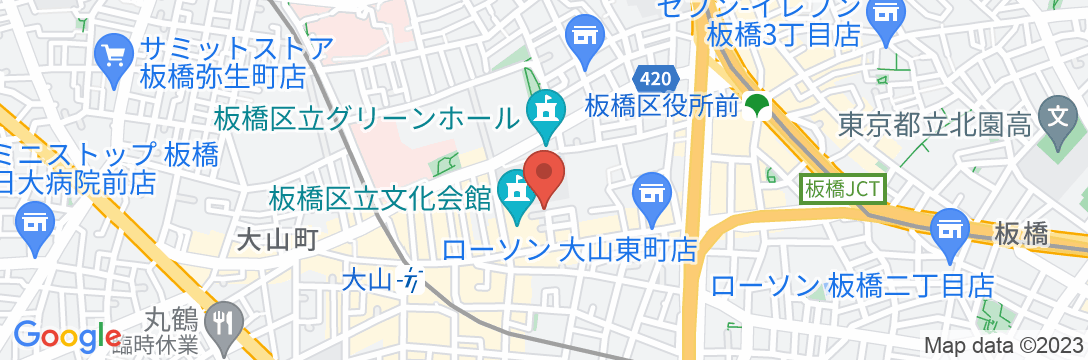 Cozy inn Oyamaの地図