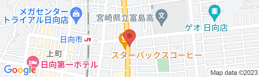 ゲストハウスHINATAの地図