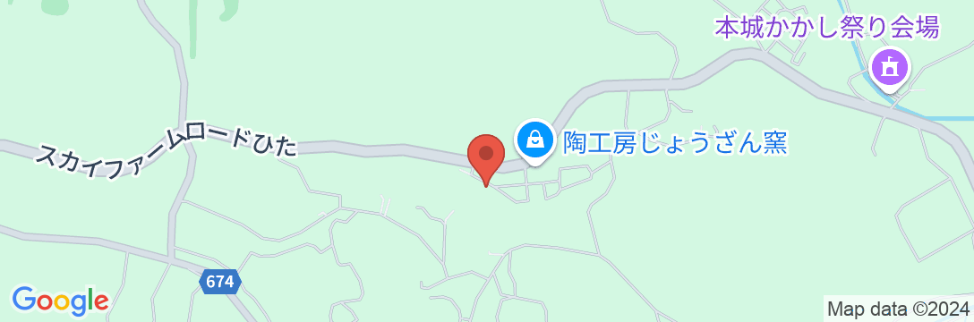 山樹荘の地図