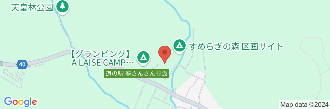 A LAISE CAMP すめらぎの森の地図