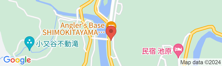 Angler＇s Base SHIMOKITAYAMAの地図