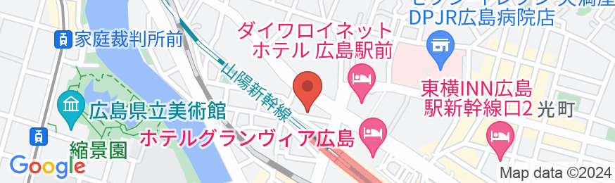 RIVER WEST HIROSHIMAの地図
