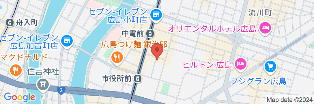 RIVER VILLAS HIROSHIMAの地図