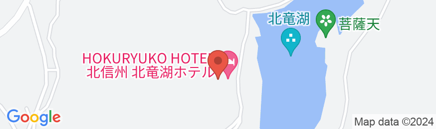 北信州 北竜湖ホテルの地図