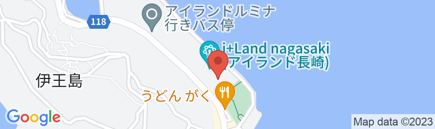 i+Land nagasaki (アイランドナガサキ)(旧長崎温泉 やすらぎ伊王島)の地図
