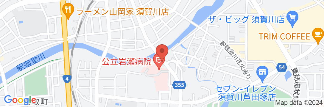 ビジネスの宿 新鶴屋の地図
