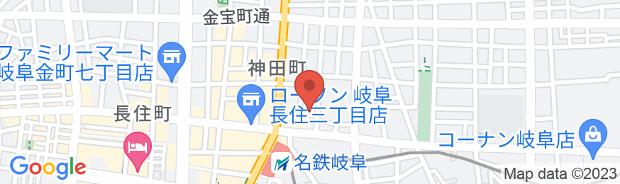 岐阜キャッスルインの地図